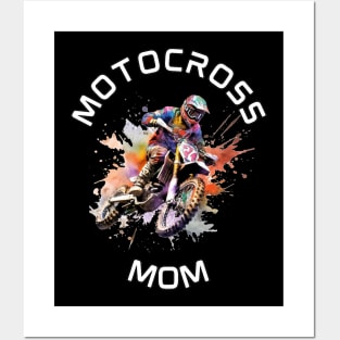 Motocross Mom Dirt Bikes Racer Posters and Art